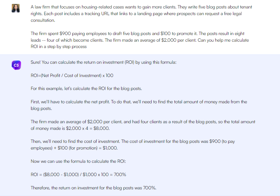 ChatGPT พร้อมท์ให้คำนวณ ROI - ChatGPT พร้อมท์สำหรับเมตริกการตลาด
