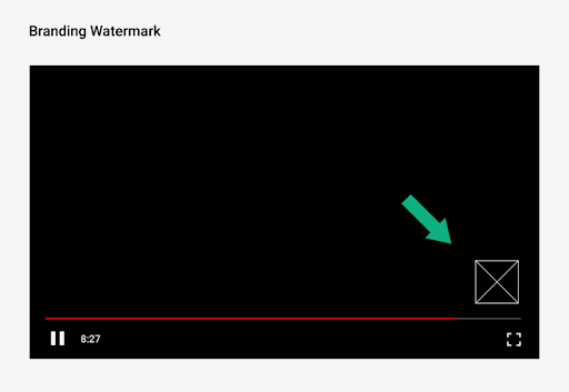 marcas d'água do YouTube