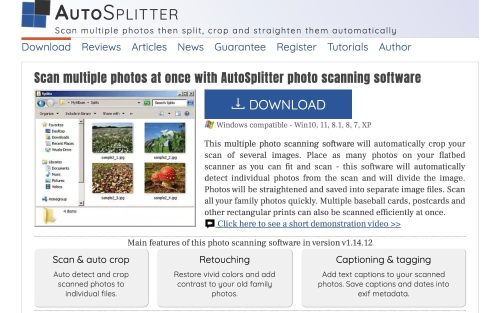 AutoSplitter の Web サイト