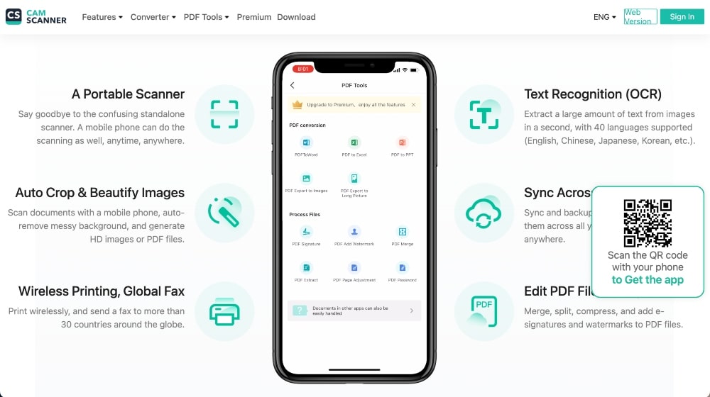 CamScanner の機能