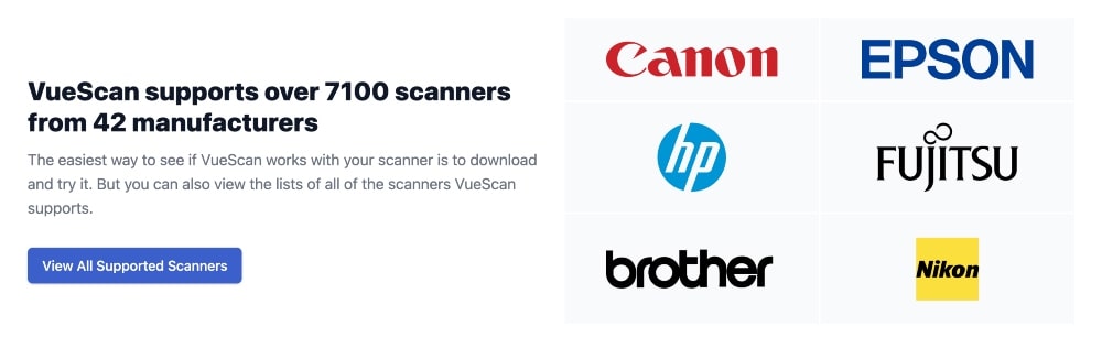 VueScan の機能