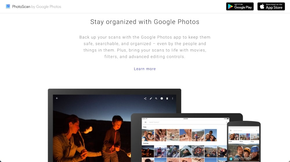 フォトスキャン機能