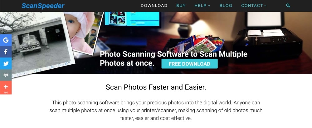 ScanSpeeder の Web サイト