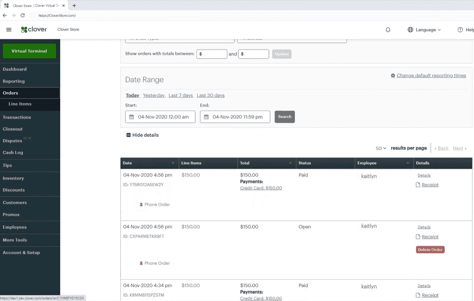 Il miglior sistema POS di Clover