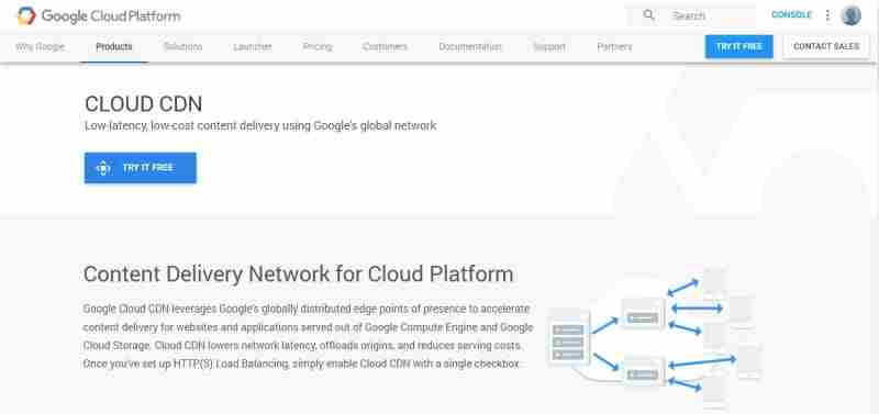 جوجل كلاود CDN Google Cloud CDN