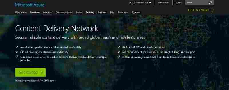 مايكروسوفت أزور CDN Microsoft Azure CDN