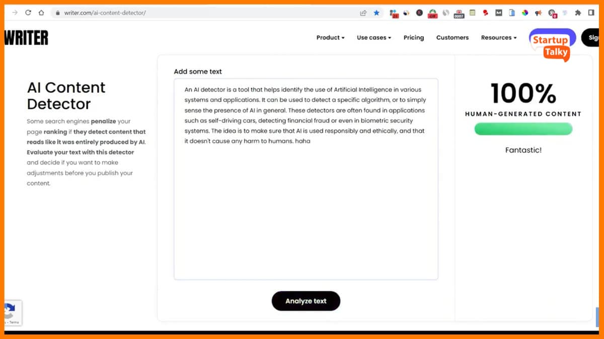 ライター - トップ AI コンテンツ検出ツール