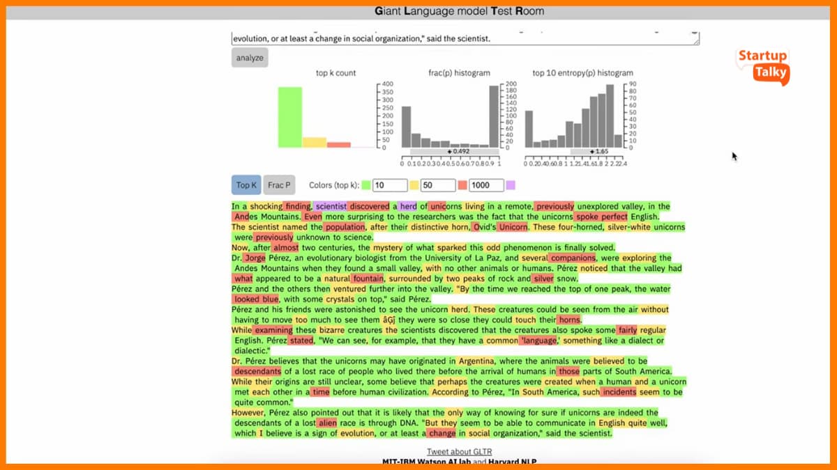 GLTR - トップ AI コンテンツ検出ツール