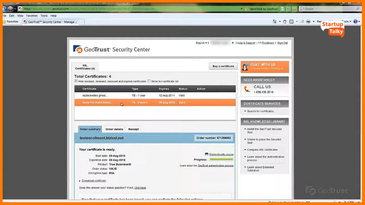 GeoTrust - Principais fornecedores de certificados SSL de 2023