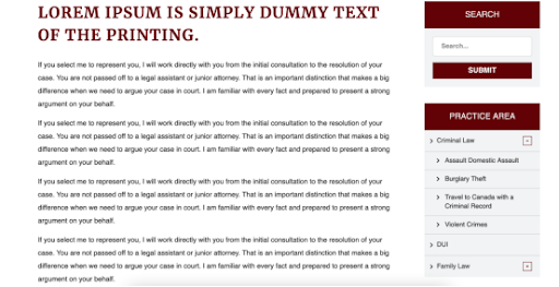 Use Sidebar on Each Page