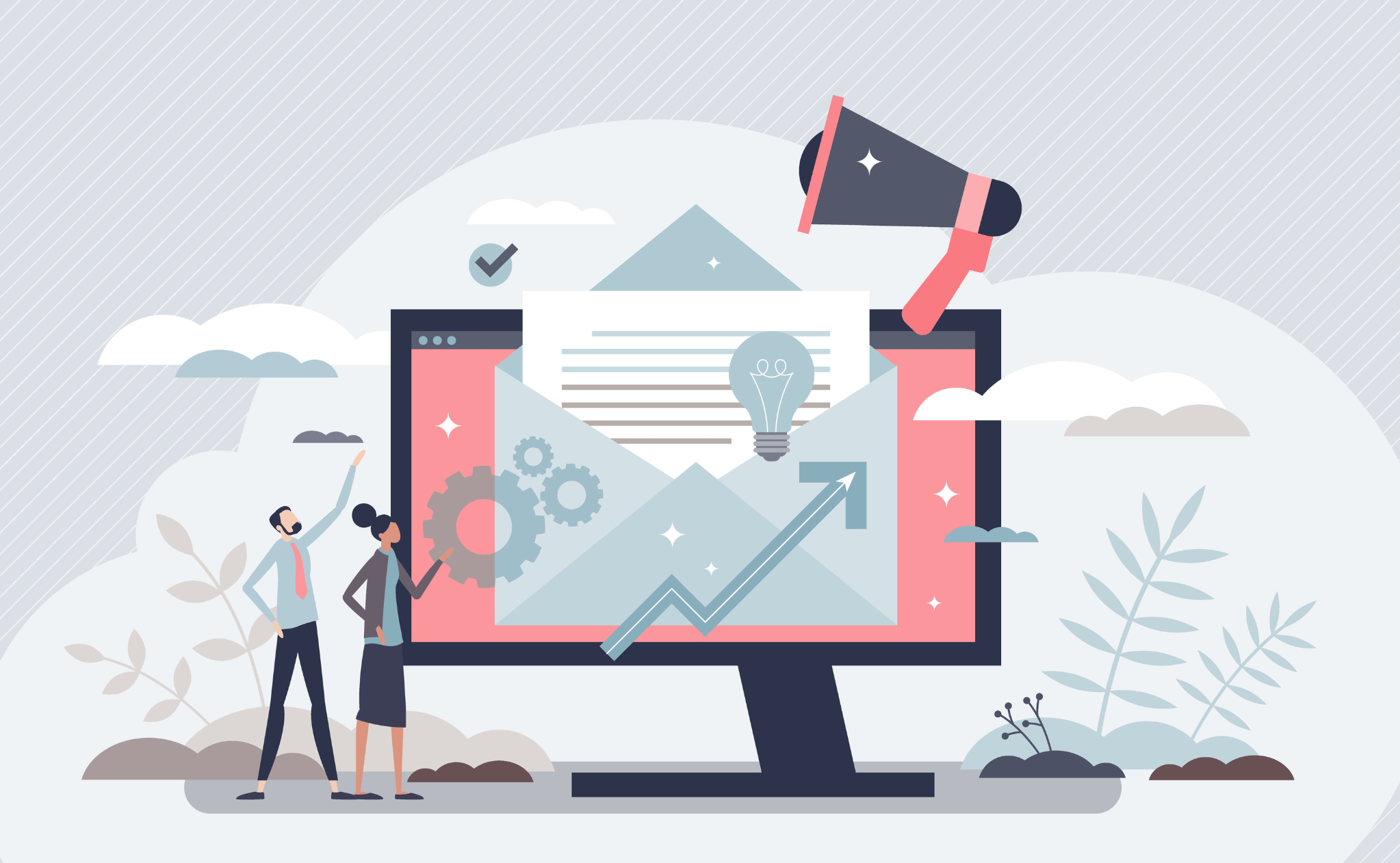 البريد الإلكتروني ، والتسويق ، بالتنقيط ، النشرة الإخبارية