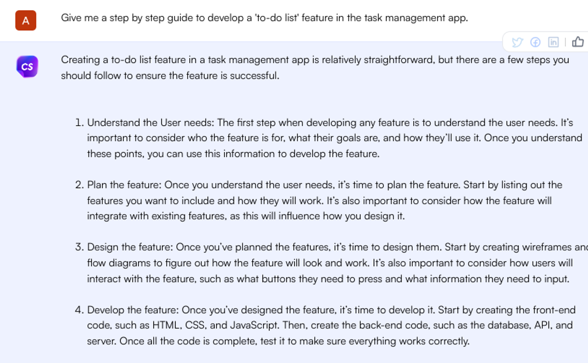 desarrollo de funciones: casos de uso de chatgpt
