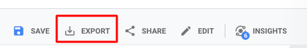 eksport danych w Google Analytics