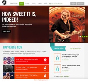 杰里加西亚的官方网站