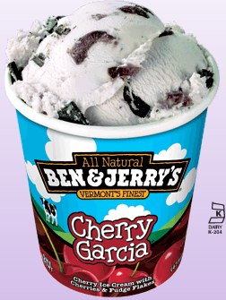 Ben & Jerry's Grateful Dead Inspired Cherry Garcia 冰淇淋