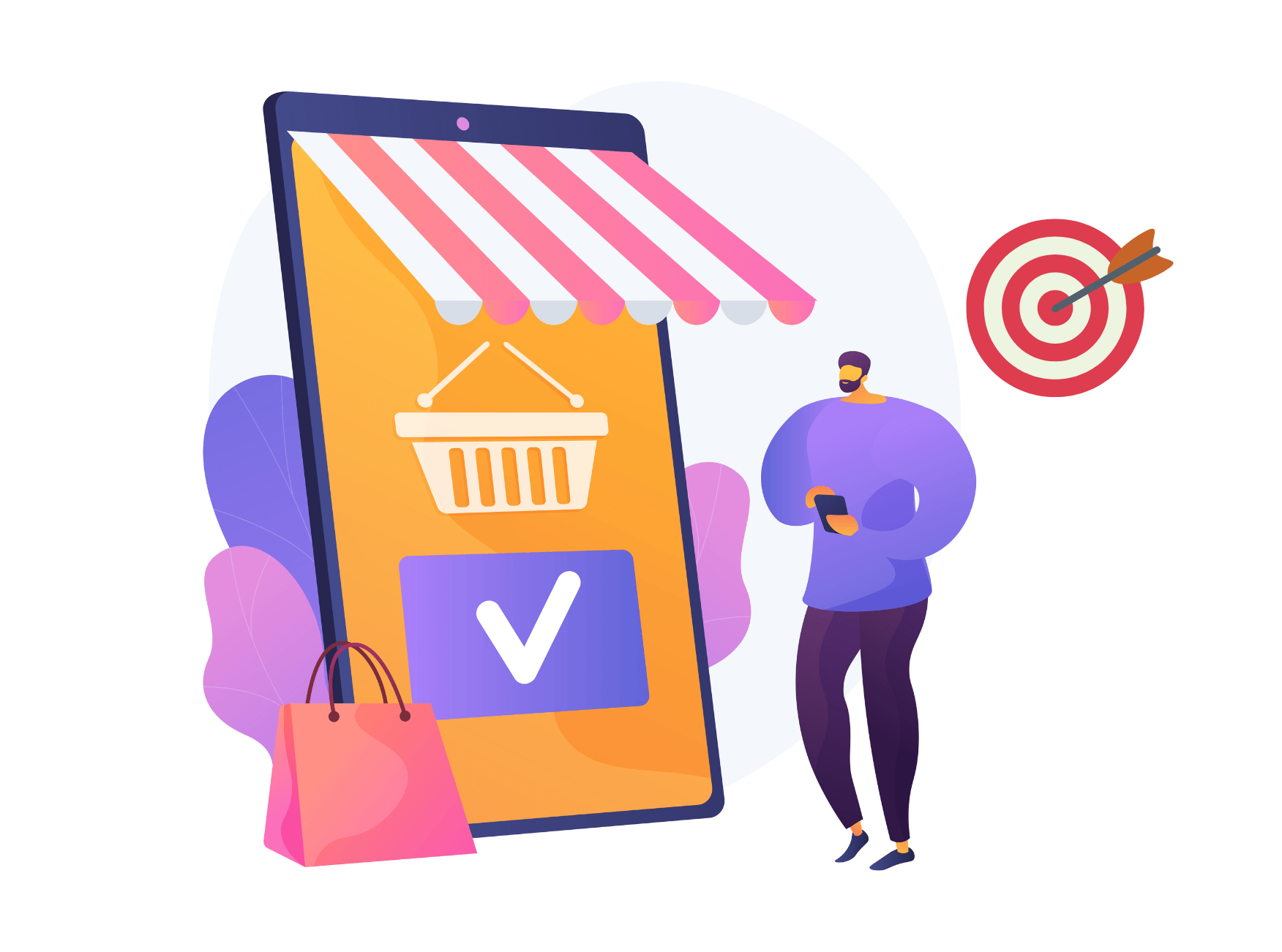 المشتري-شخص-الهدف-عربة