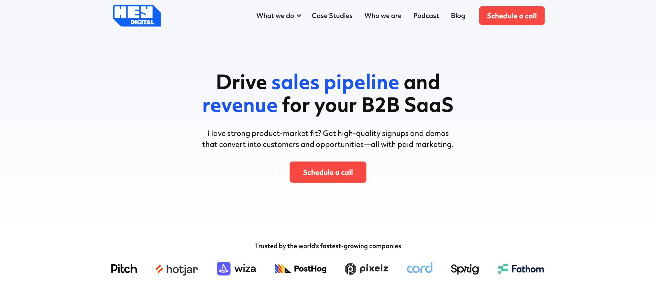 HeyDigital home page