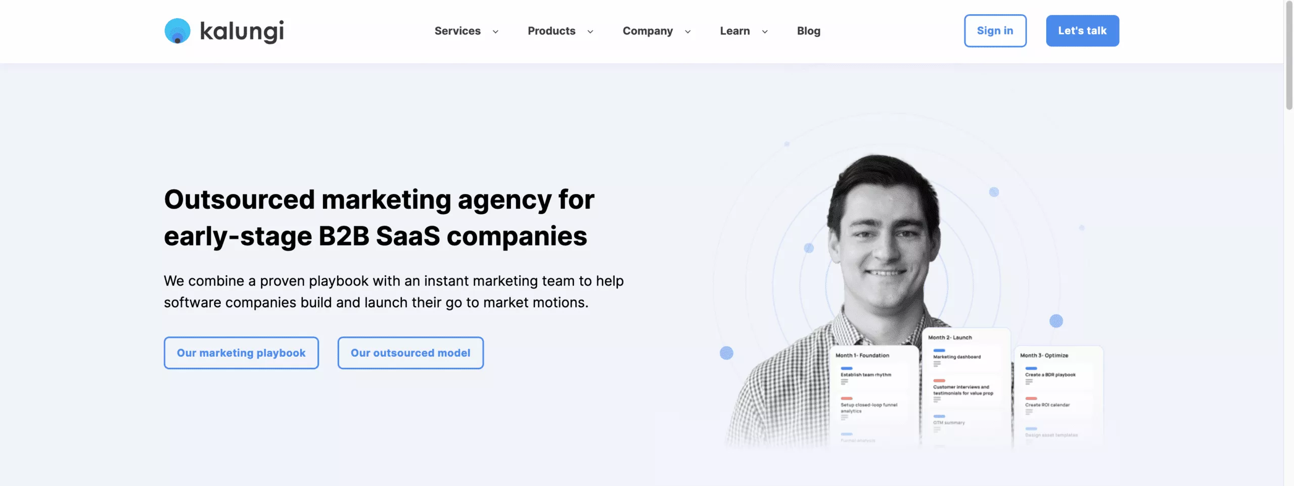 Home page di Kalungi