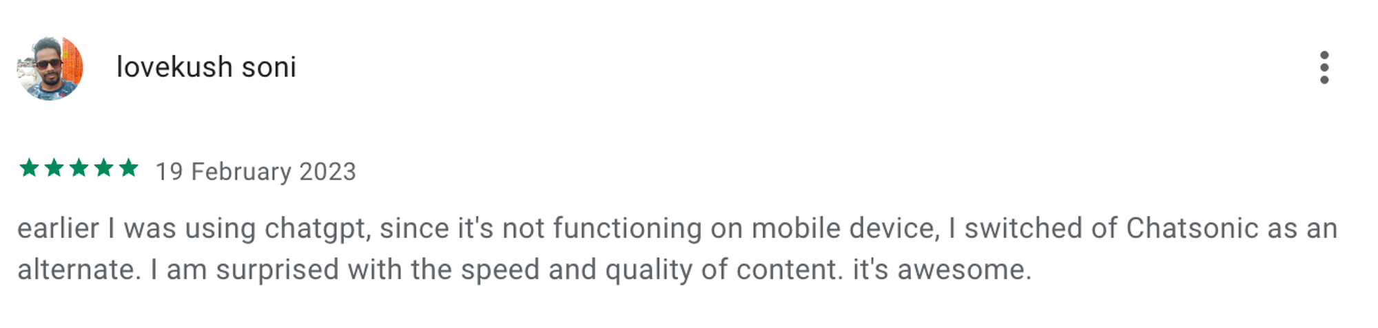 ChatSonic 移动应用程序评论 - chatgpt 下载