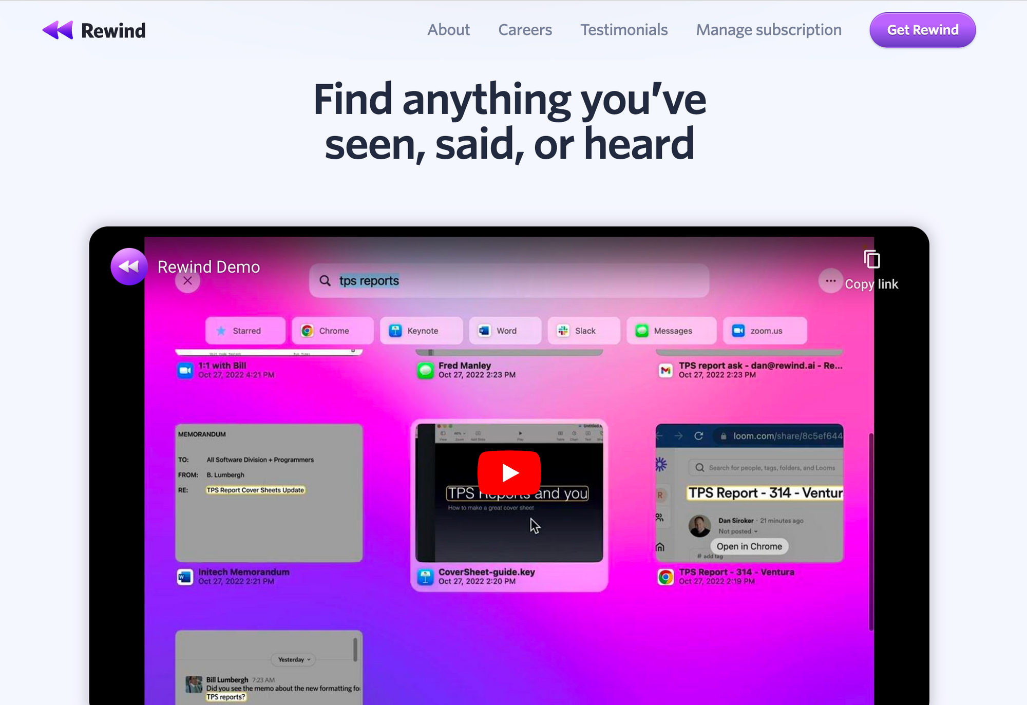Rewind AI - alternatif ChatGPT untuk produktivitas