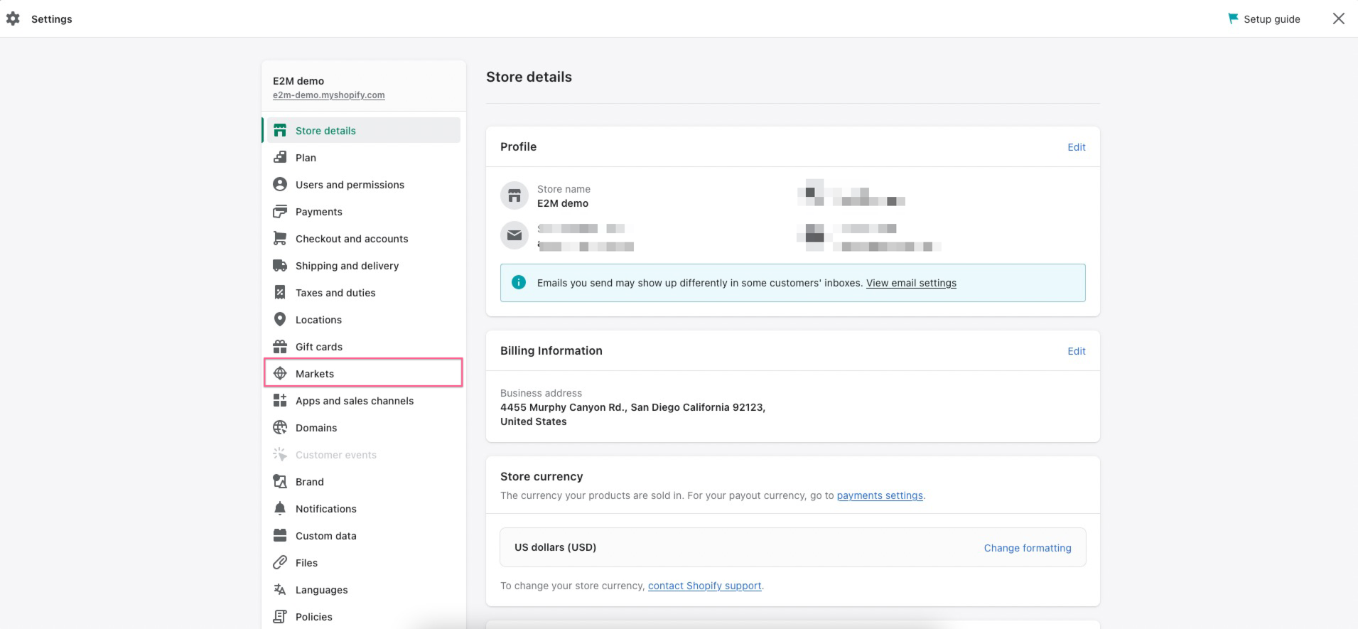 Crear cuenta de Shopify