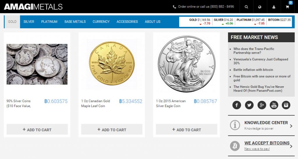 Amagi Metals aceita Ethereum