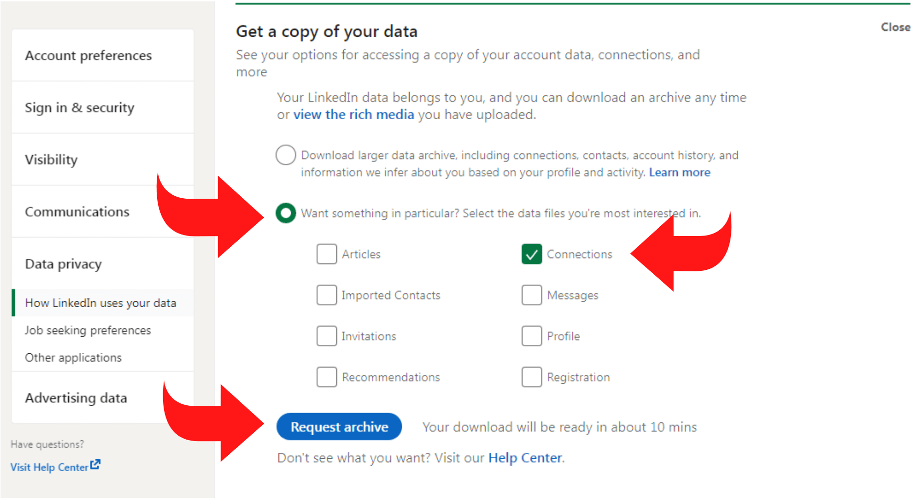 экспорт-запрос-архив