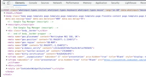 fuente de inspección