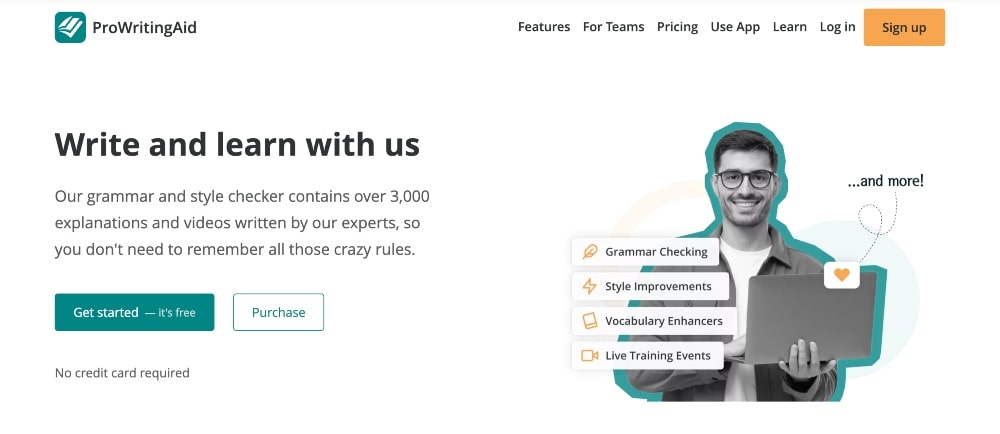 موقع ProWritingAid الإلكتروني