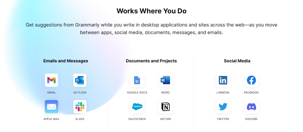 الميزات النحوية
