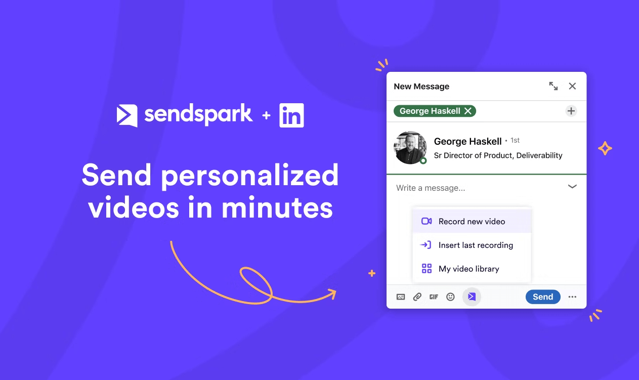 sendspark- واجهة