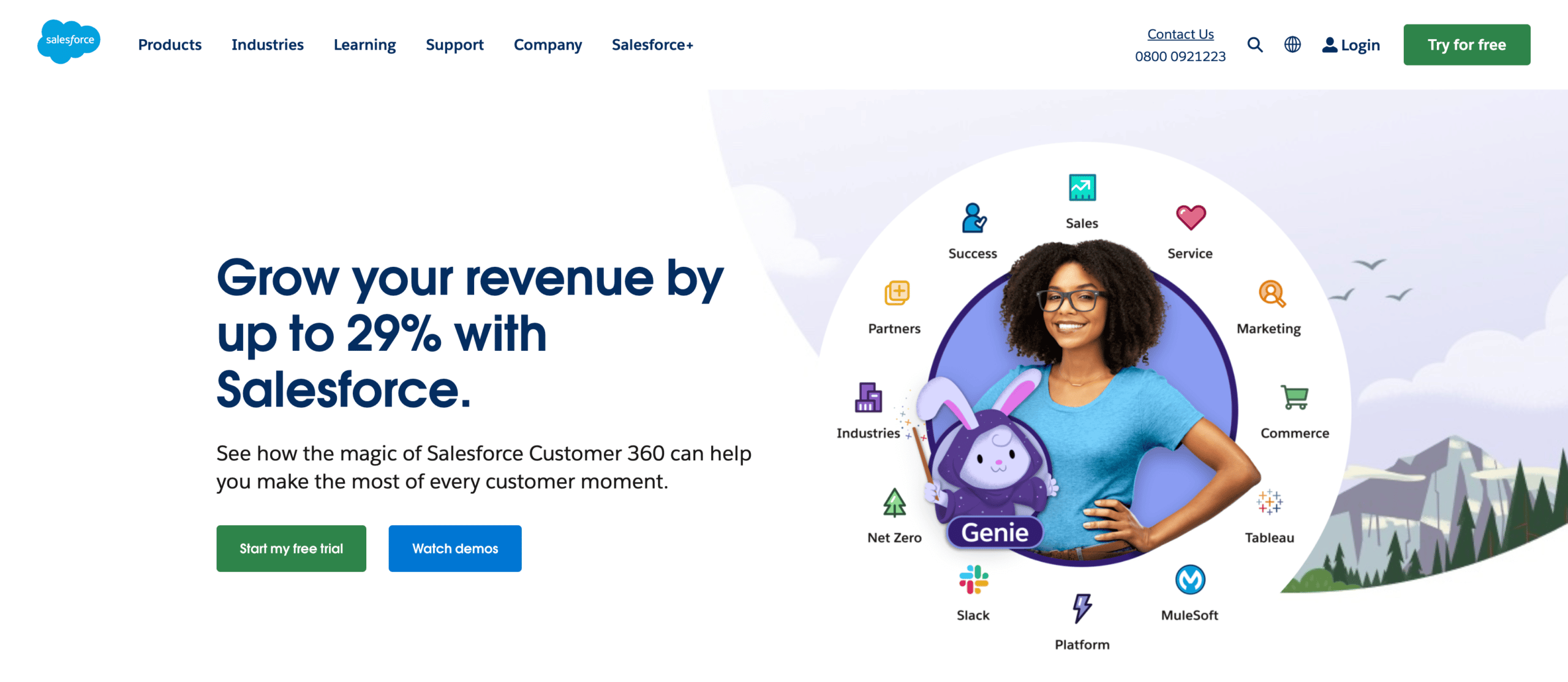 قوة المبيعات؛ Customer 360 عبارة عن مجموعة شاملة من أدوات SaaS