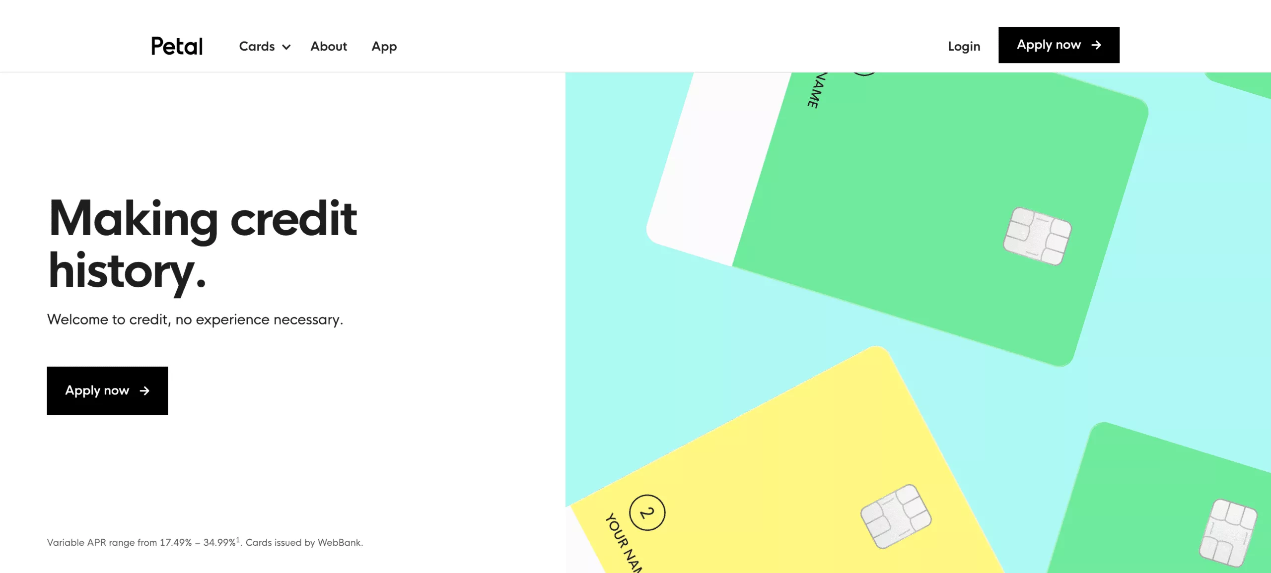 Petal ist eine weitere Top-SaaS-Website