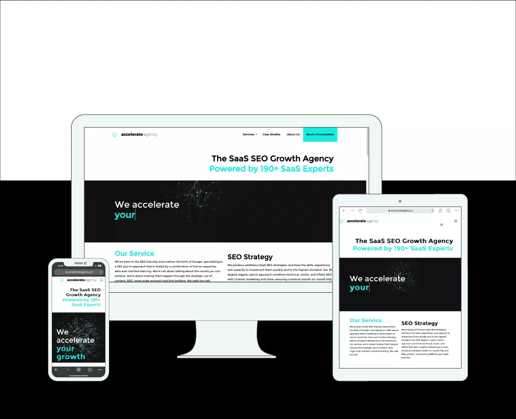 Responsive Design ist ein Markenzeichen der besten SaaS-Websites
