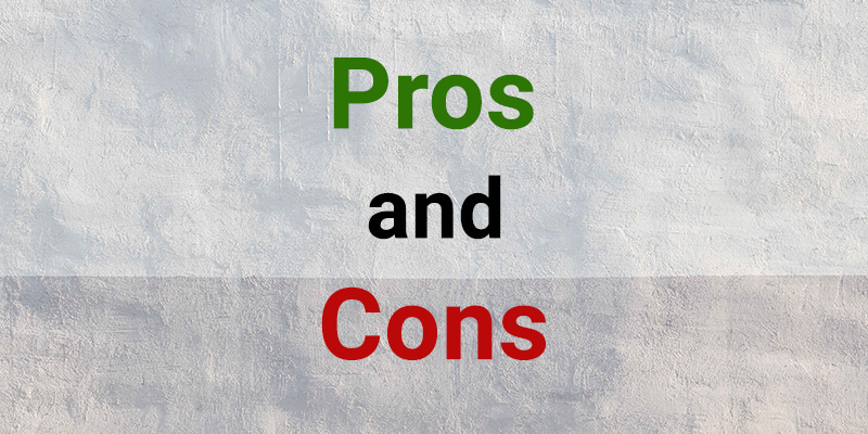 大理石の白い背景の長所と短所