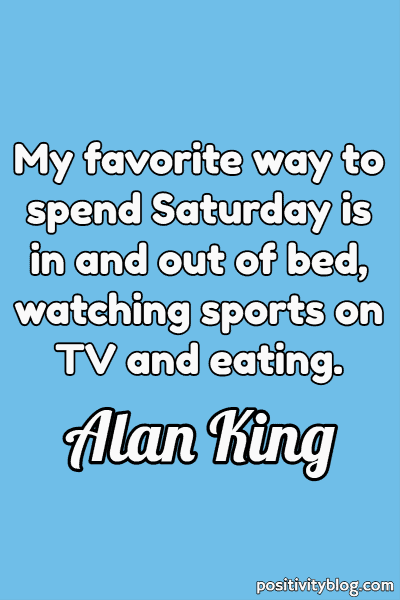 土曜日の名言 1