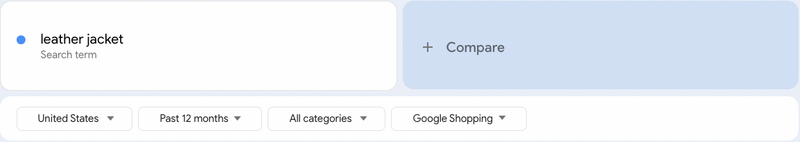 Google Trends การค้นหา Google Shopping