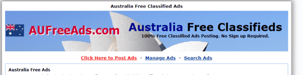 100 австралийских сайтов объявлений 2023 года для онлайн-рекламы AUfreeads-599x149