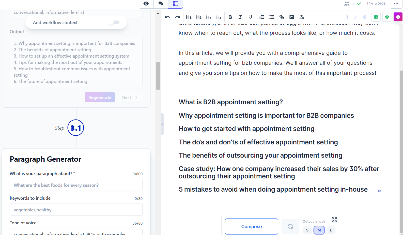 Jaspis - automatische Vervollständigung