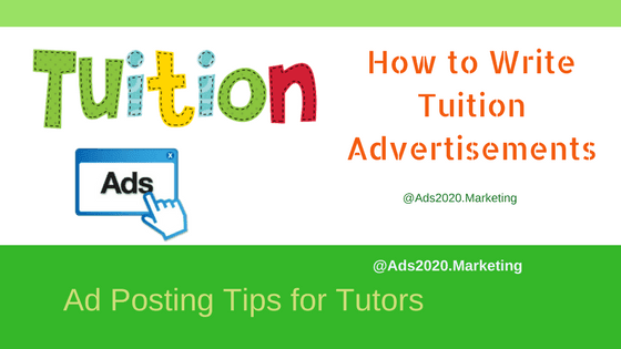 How to Write Tuition Advertisements- Ad Posting Tips for Tutors-560x315