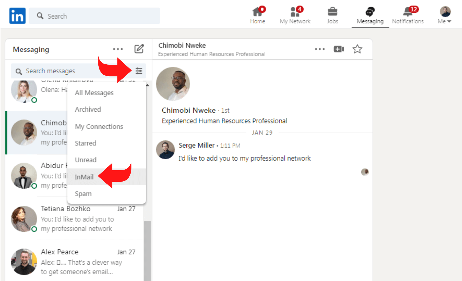 mensagens-filtros-inmail-linkedin