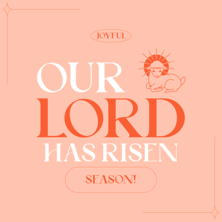 带有宗教色彩的复活节主题 Instagram 帖子设计创作者 4492d