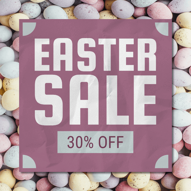 특별 부활절 세일을 위한 배너 디자인 메이커