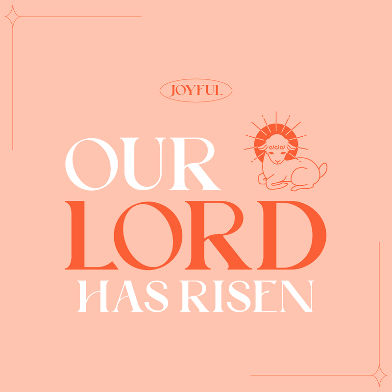 종교적인 분위기의 부활절 테마 인스타그램 포스트 디자인 크리에이터