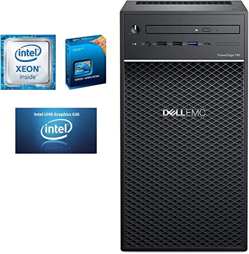 Dell PowerEdge T40 服務器,BTX Intel Xeon E-2224G 3.5GHz,8GB 2666MT/s DDR4,1TB 7.2K RPM SATA,不包含 Windows 服務器許可證