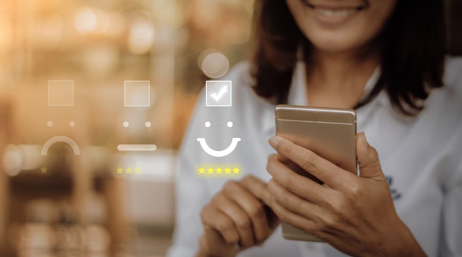 aplicación de servicio al cliente