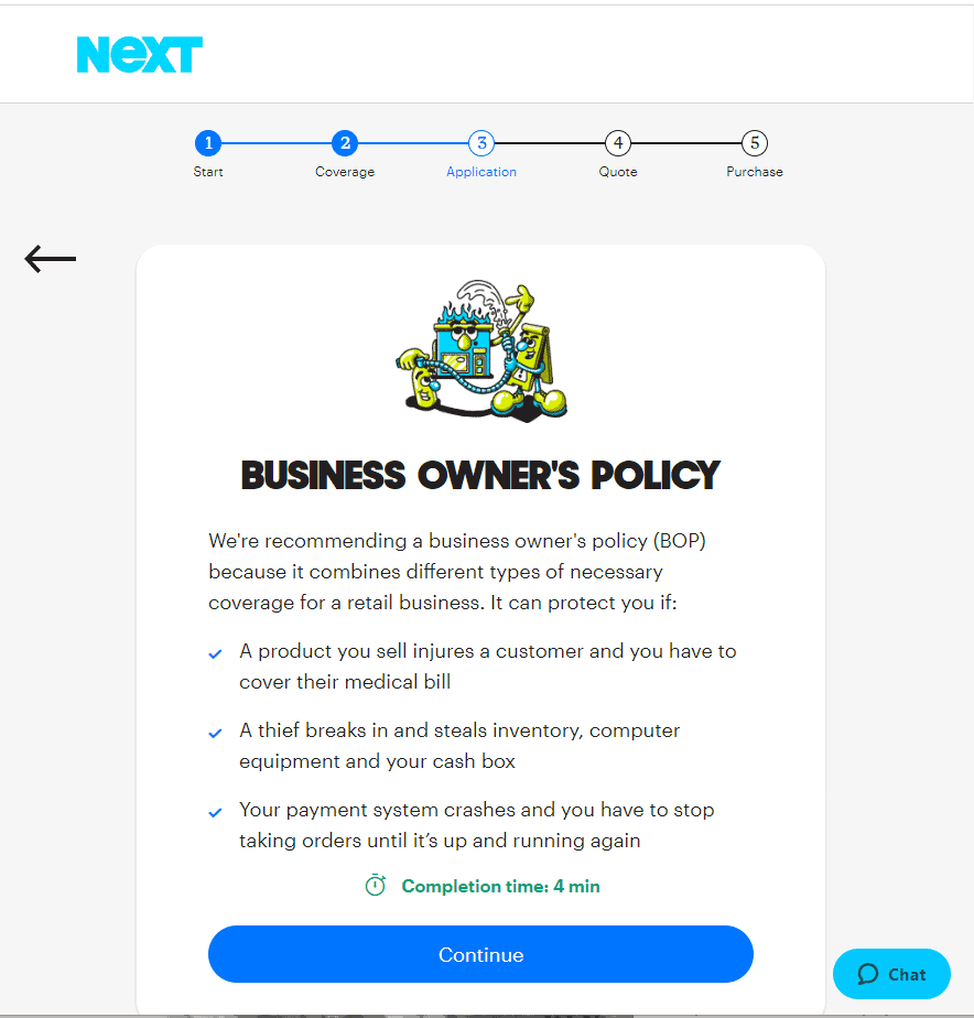 Sonraki küçük işletme sigortası