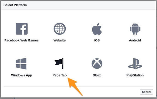 علامة تبويب الصفحة