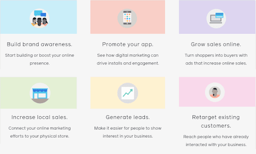 أهداف الفيسبوك