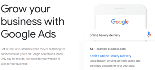 Kostenlose Werbung auf Google – 15 Möglichkeiten, Ihr Unternehmen auf Google zu bewerben @ads2020.marketing Blog für Anfänger Google-ads-grow-your-business-with-online-advertising-500x228